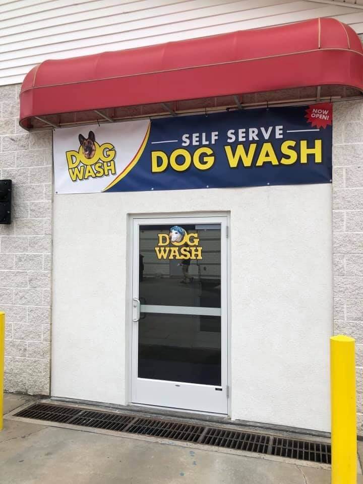 dog wash entrance